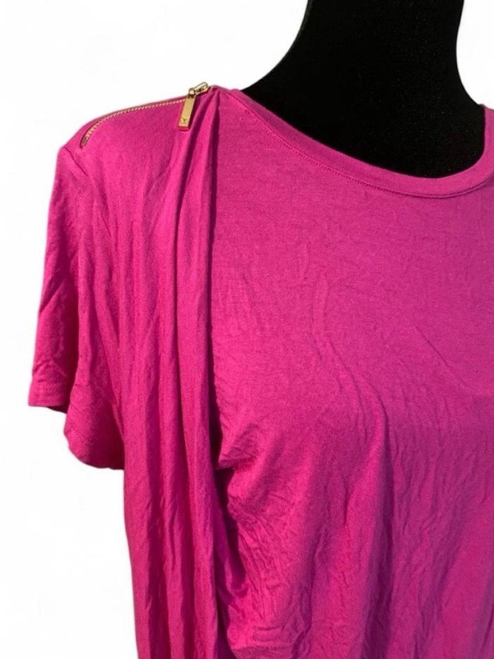 Ivanka Trump Fuchsia Short-Sleeve T-Shirt Dress - Picture 4 of 6